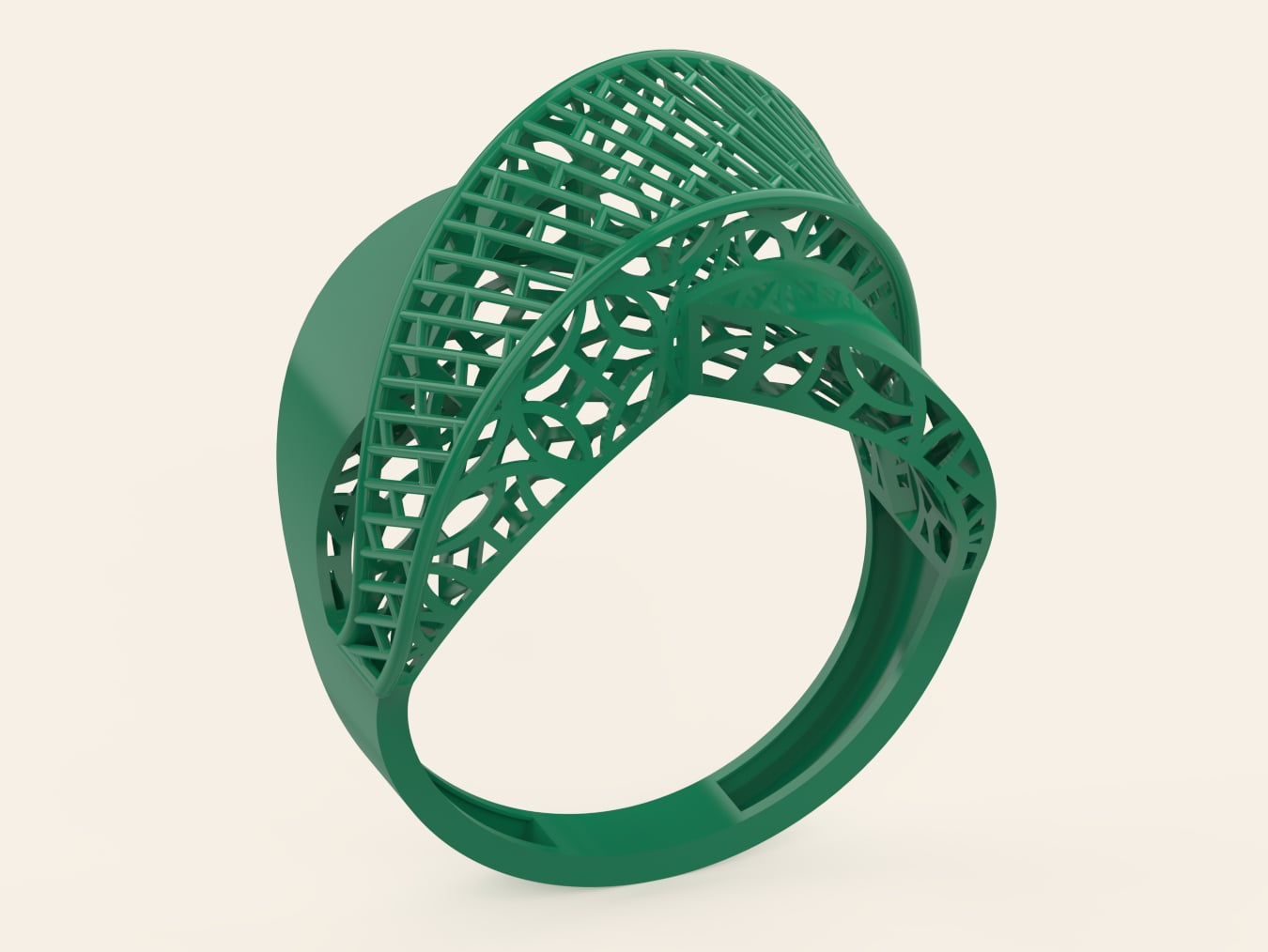 Mesh Ring - Experimental 3D CAD Design