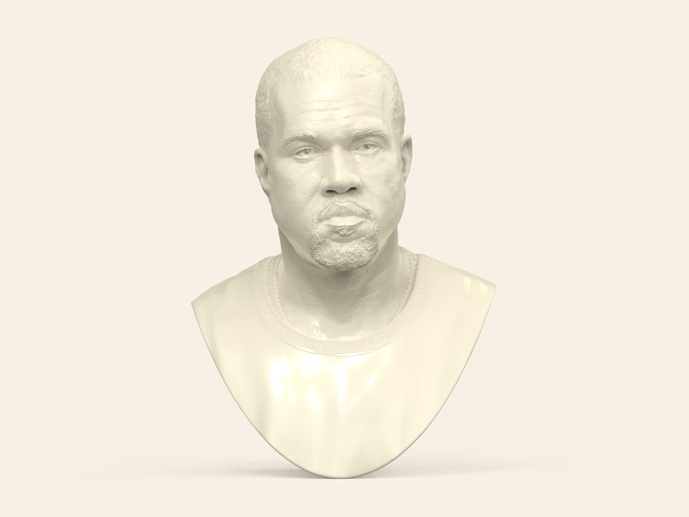 Realistic Male Portrait Bust - 3D Digital Sculpt (ZBrush)