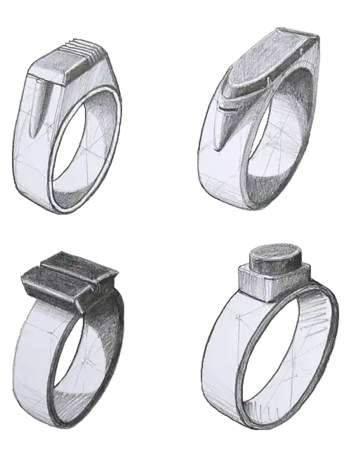 Helping you to design your own engagement or wedding ring with CAD, CAM Modeling